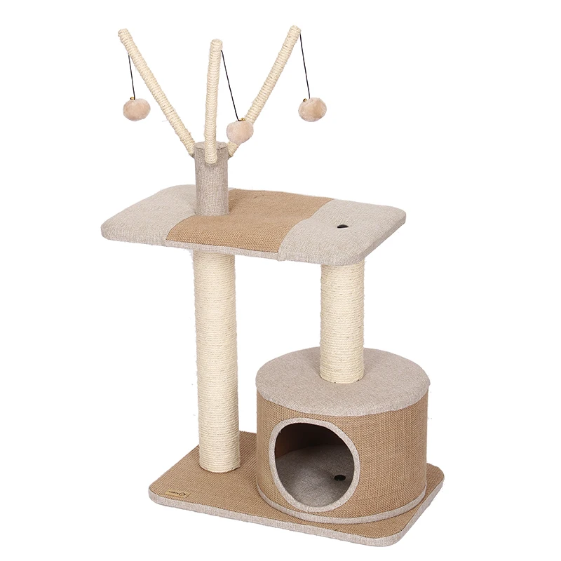 Cat house furniture scratching post sisal cat tree tower