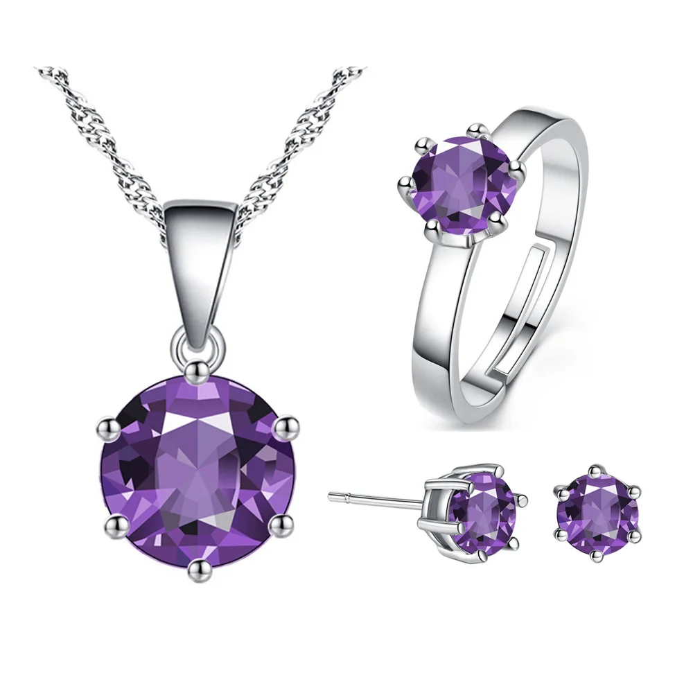 Women Fashion Wholesale Custom Copper Alloy Jewelry Set Pendant