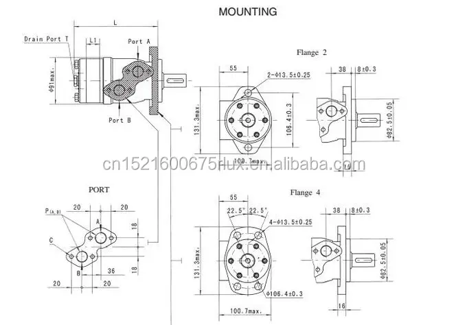 omp 250 hydraulic motor