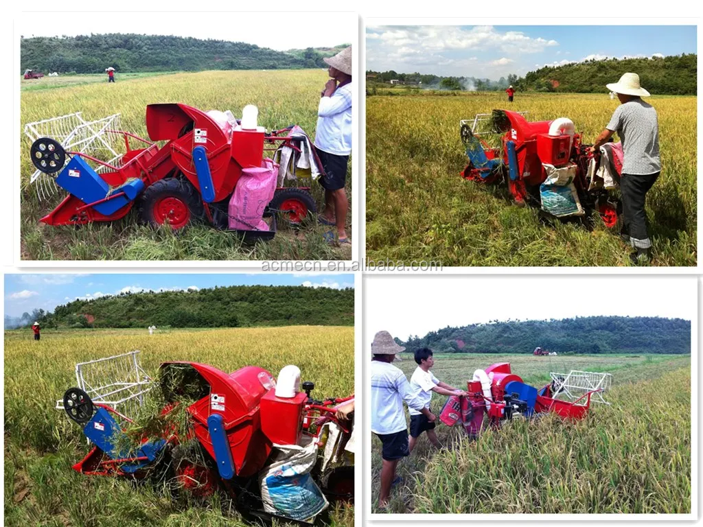 New type paddy light weight mini combine harvester with low price for sale