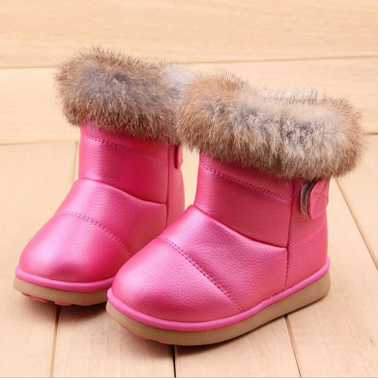 girls snow boots with fur