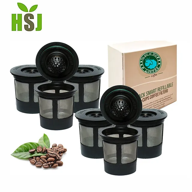 Rouku 2018 Kitchen Coffee Tea Pod Filters Filtro de c/ápsula de caf/é Reutilizable Accesorios de caf/é