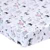 3 Pack Unisex Nursery Bedding Set Toddler Baby Girl Pink Patterns Fitted Sheet