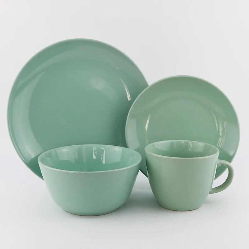 Factory Price Unique Pink Stoneware Dinner Sets - Buy Pink Stoneware ...