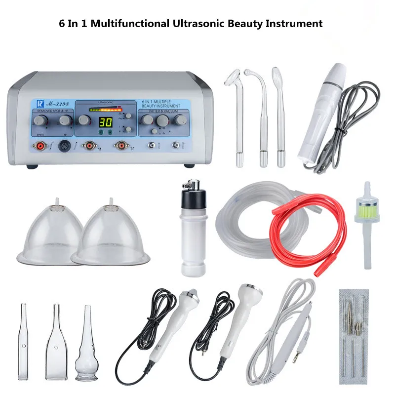 Wholesale Multi-functional Ultrasonic Facial Blackhead Vacuum Machine For Dark Spot Removing And Spray High Frequency Beauty