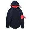 Oem Black Blank High Quality Tech Fleece Two Color Hoodies Wholesale For Men