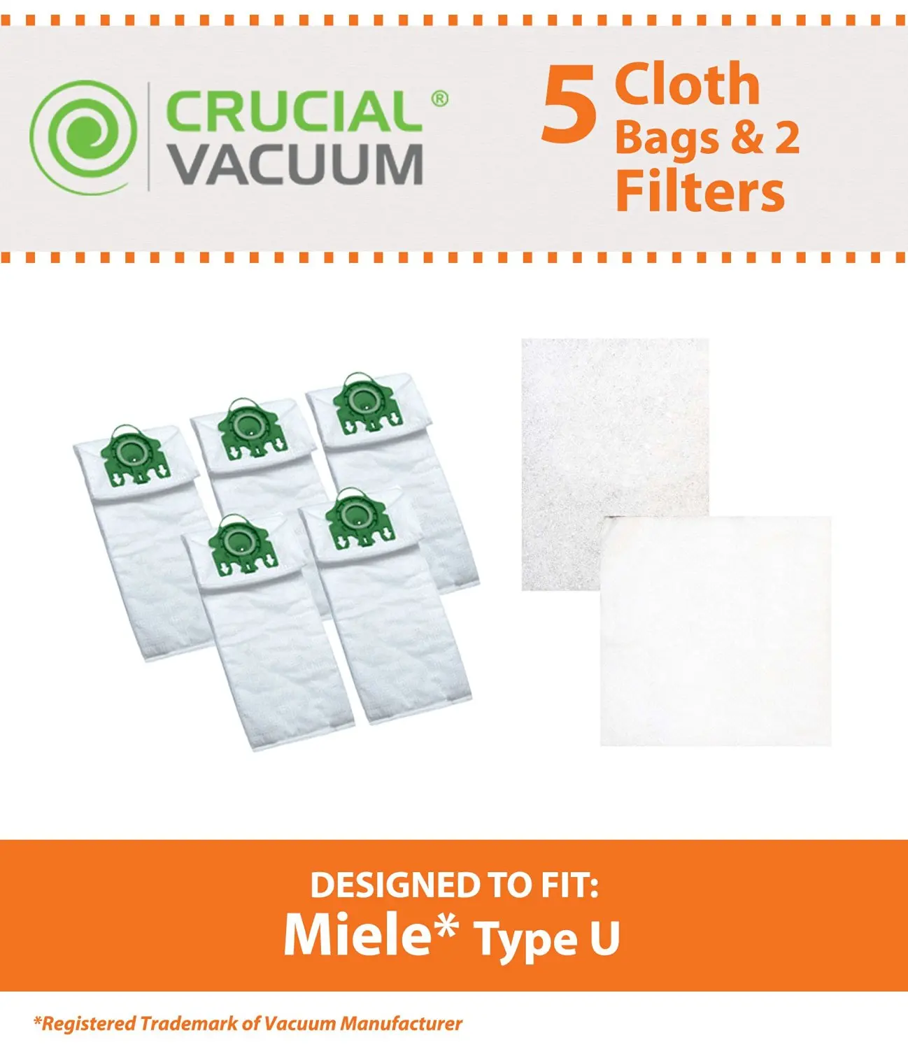 20 Vacuum Bags /& 20 Micro Filters for Miele S194 Quickstep S164 Type K//K S146