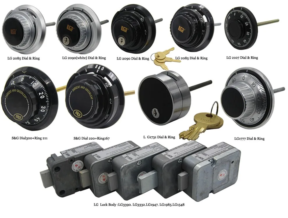 Sargent&greenleaf Mechanical Combination Lock6651 With Deadbolt For