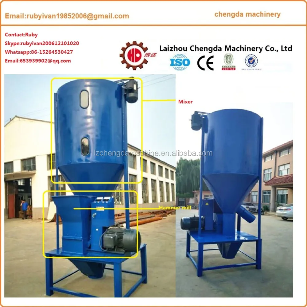 Horse Hammer Mill And Mixer In One Machine With Ce Buy Horse Hammer