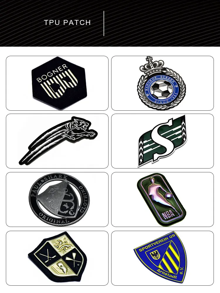 Custom Embossed Plastisol Heat Transfer Tpu Patch - Buy Tpu Patch ...