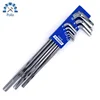 Professional 9pcs Extra Long Arm Hex Key Allen Wrench Set for Car Repair