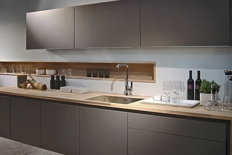 Italian Import Cleaf Brand Material Modern Kitchen Cabinets Design