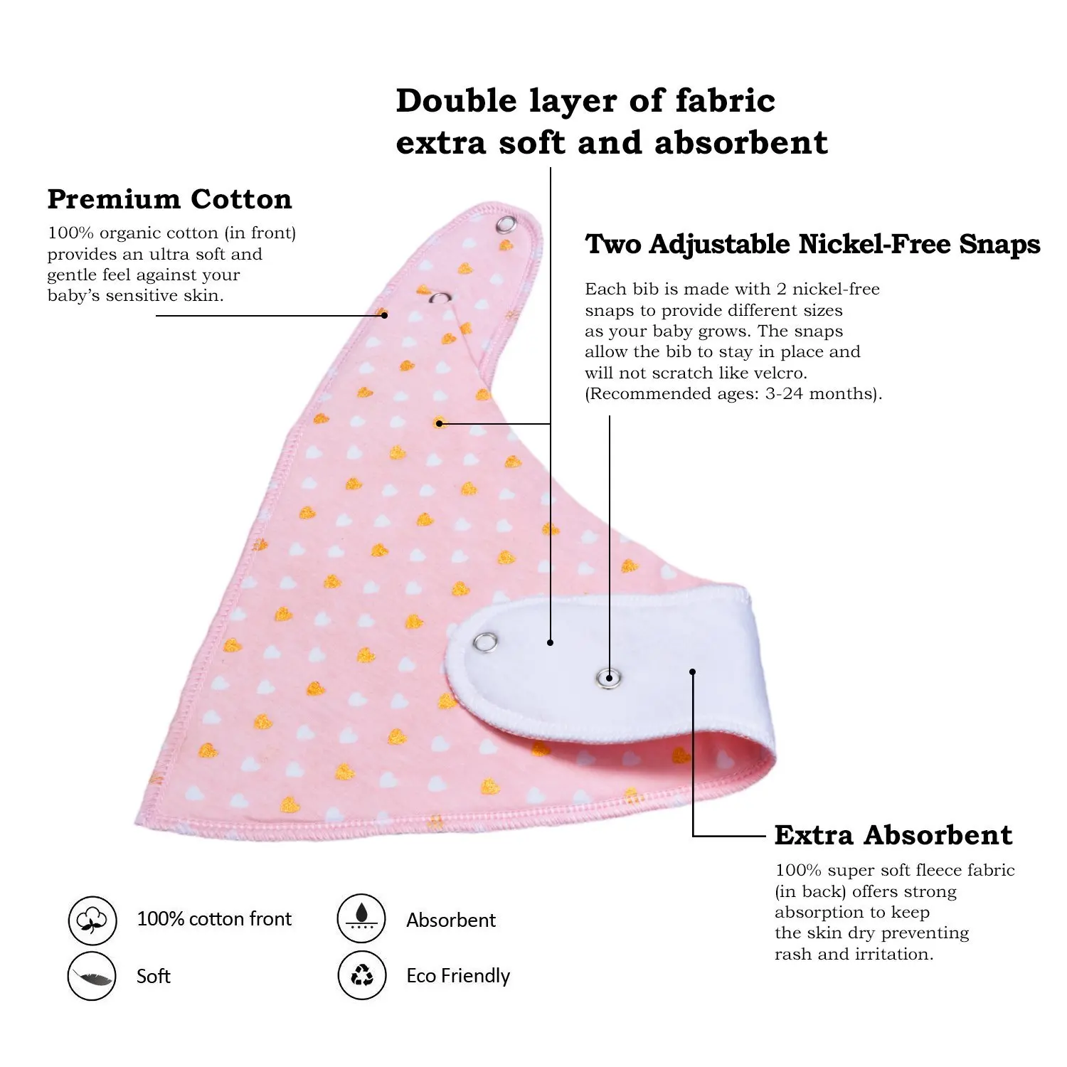 Baby Bandana details