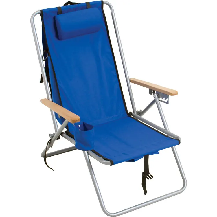 Minimalist Recline Backpack Folding Beach Chair for Small Space