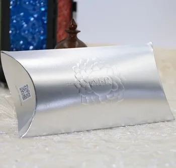 Luxury Silver Pillow Custom Boxes Custom Pillow Boxes Pillow Pack
