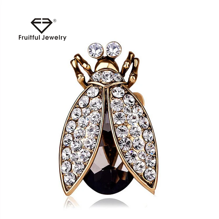 Fashion Kc Gold Plated Black Crystal Jewelry Luxury Fashion Kc Gold Plated Black Crystal