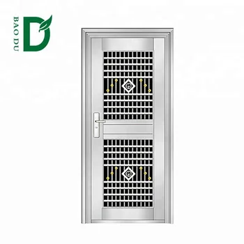 Front Double Ss Stainless Steel Security Grill Door Design Buy