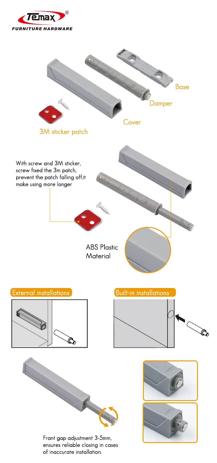 Plastic Push To Open Latch Mechanism Push To Open Door Catch Buy Push
