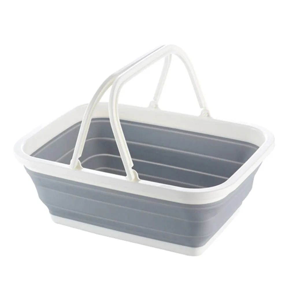 Silicone Rubber Multifunctional Foldable Storage Basket Organizer