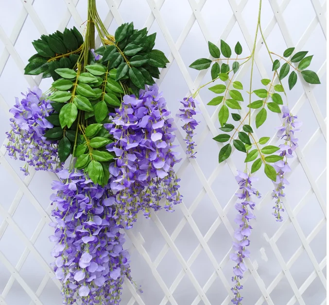 2019 Wholesale Artificial Flowers Decoration Silk Wisteria Buy