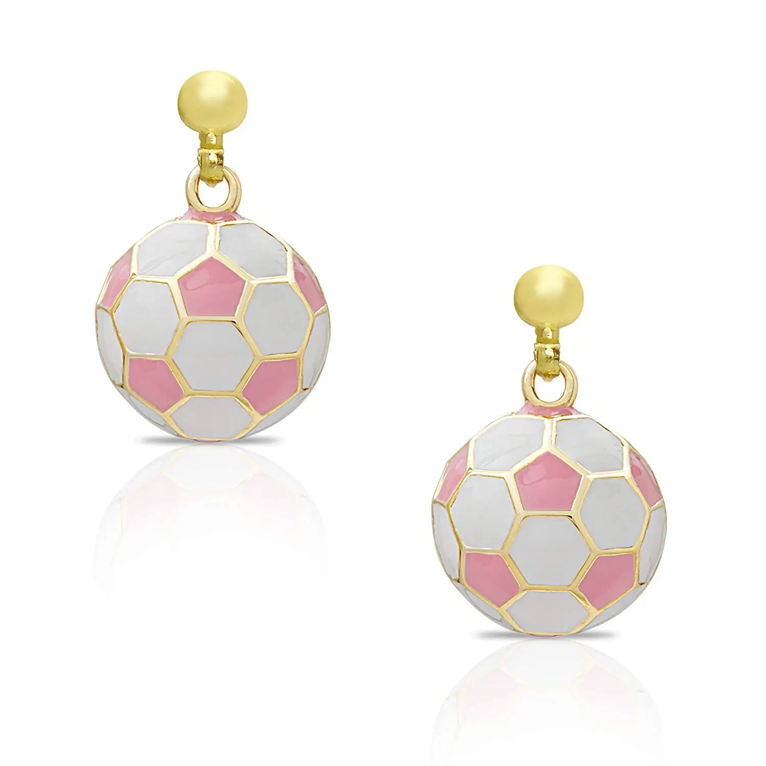 Heirloom Finds Sports Silvertone Crystal Enamel Soccer Ball Pendant Necklace