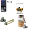 Bar accessories/Hotselling Semi-circle Stainless Steel Ice Cube for Chilling Whiskey Christmas Gift