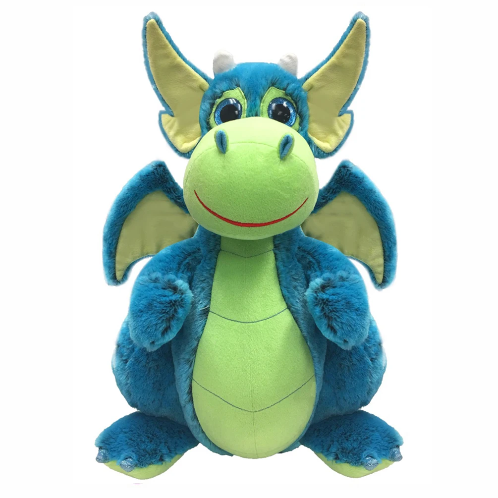 Blue Soft Animal Dragon Plush Toy