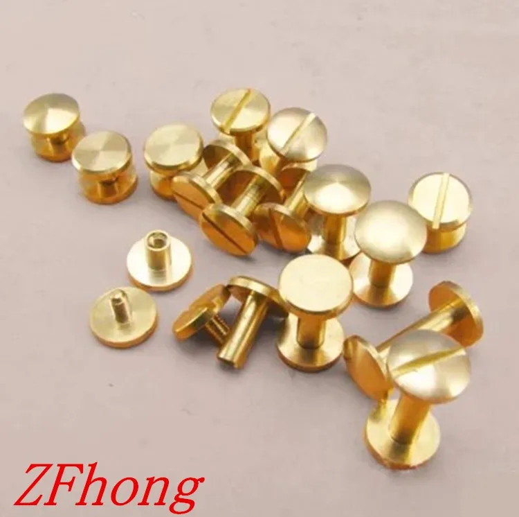 Male To Female Brass Chicago Screws Post Book Picture Binding Screw