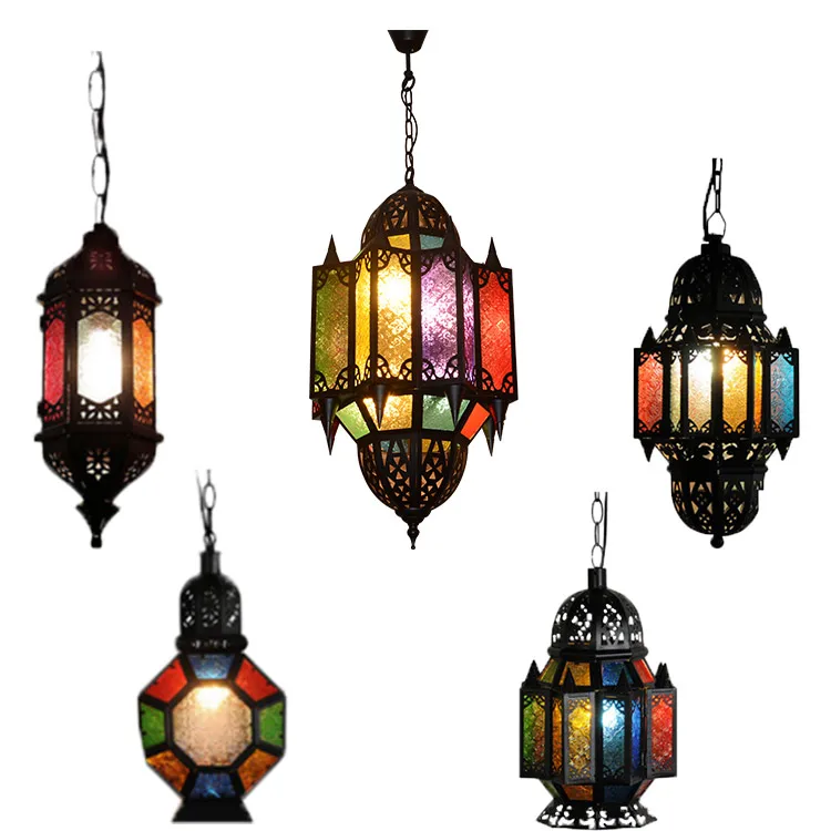 Turkish Mosaic Ic Hanging Lamps And Lanterns Iron Art Gl Turkish Mosaic Ic Hanging Lamps