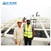High strength light steel building glass dome structure