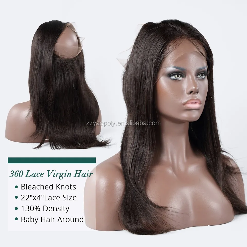 Elegant Hair Brazilian Hair Styles 360 Lace Frontal Wig Cap Human