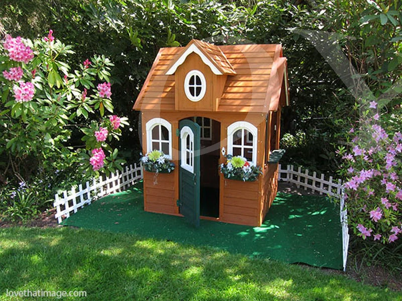 Beautiful Painted Wood Kids Playhouses For Sale In Cheap Price Buy