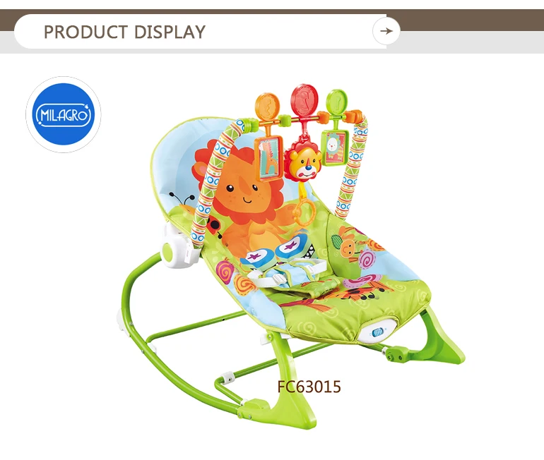 Fisher Price Baby Furniture Chair Foldable Vibrating Music Baby Bouncer