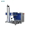 20w fiber laser marking machine portable fiber with rotary for LED lights/led bulb laser logo printer