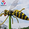 Amusement Park Garden Decoration Large Metal Bee Insects