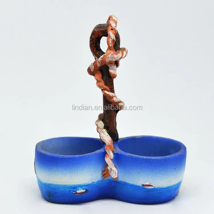 Personalized Greek Aegean Sea Santorini Tourism Souvenir Gift 3d Blue