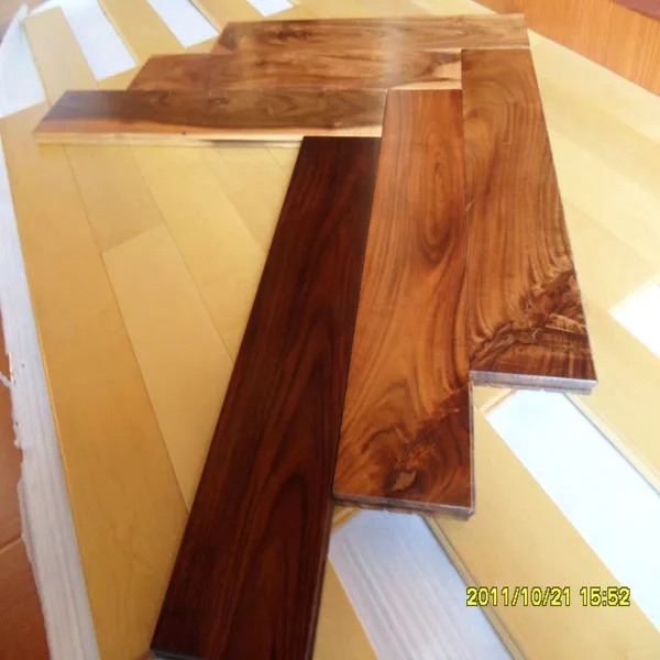 Walnut Color Stain Good Quality Acacia Hardwood Flooring - Buy Acacia