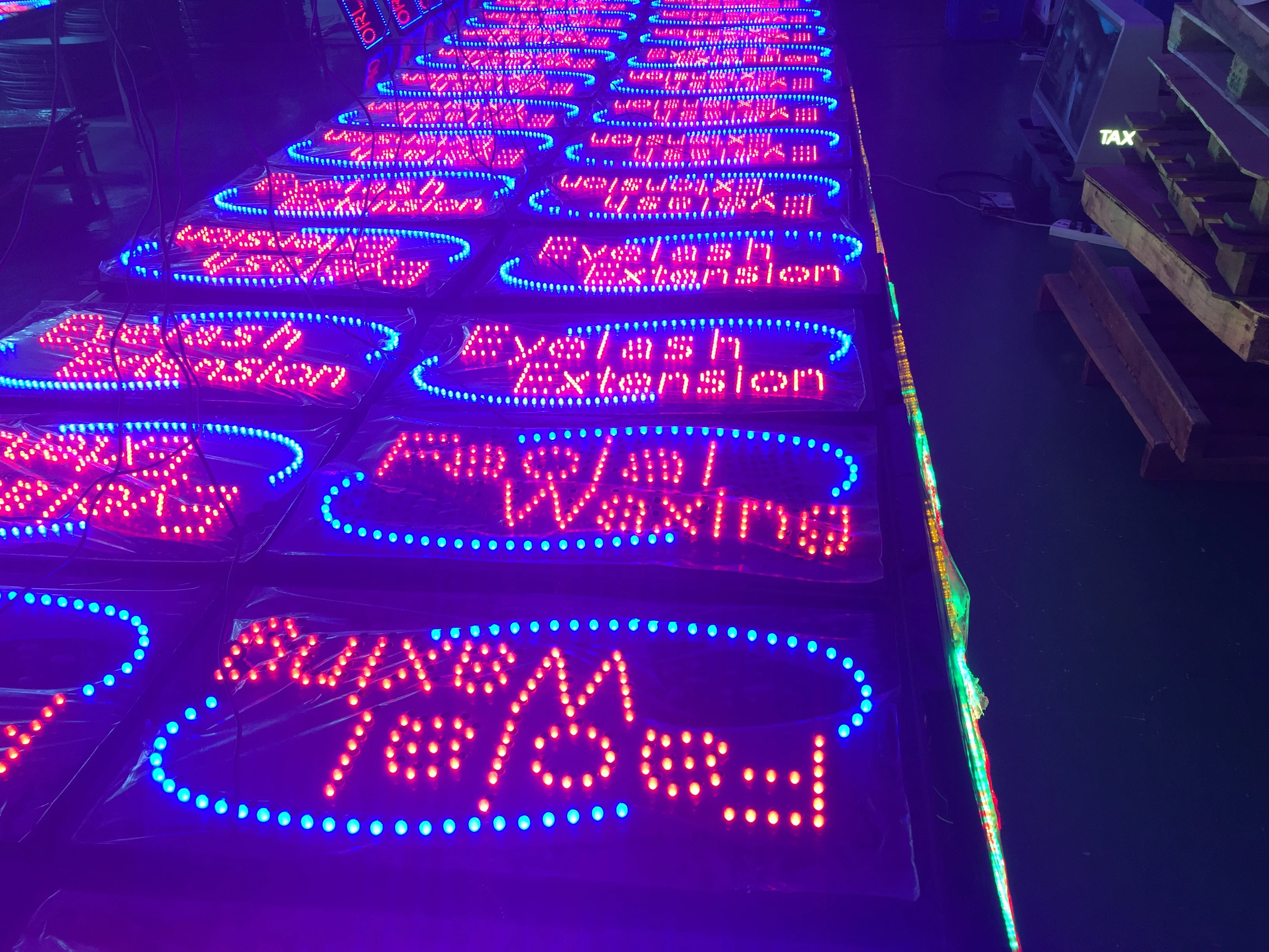 Hidly 16*16 Inch LED Open Sign Acrylic High Quality &Super BrightLight Advertising Display Gold Supplier