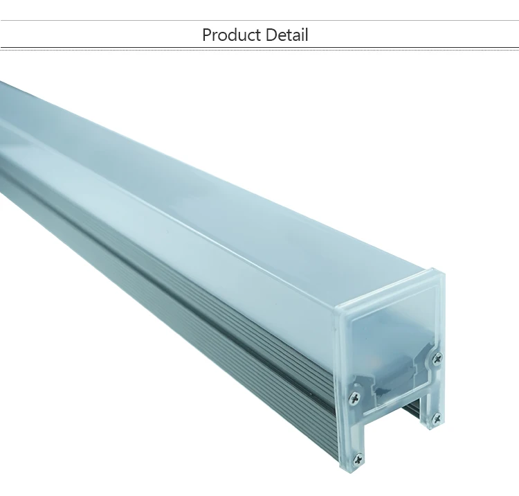 Waterproof outdoor ip65 led linear light 3d dmx rgb 0.5A / 24VDC 6W 10W 12W led digital desire tube