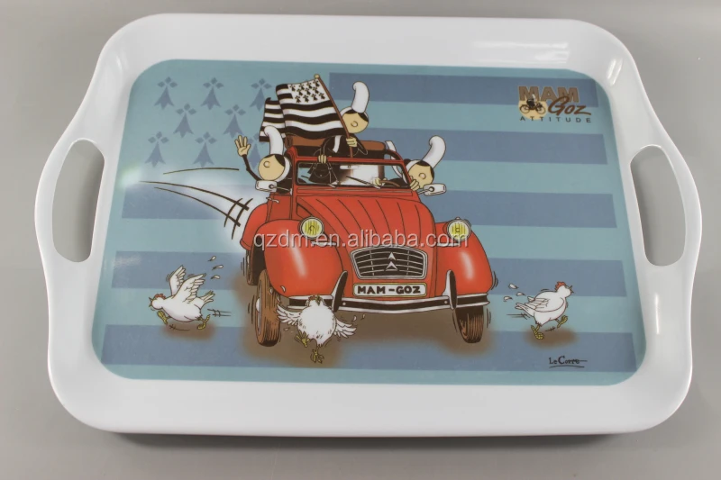 Wholesale Melamine Serving Tray , Plastic Tray 16inch