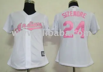 white cleveland indians jersey