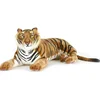 WILD CAT TIGER LYING REALISTIC CUTE SOFT ANIMAL PLUSH TOY 110cm