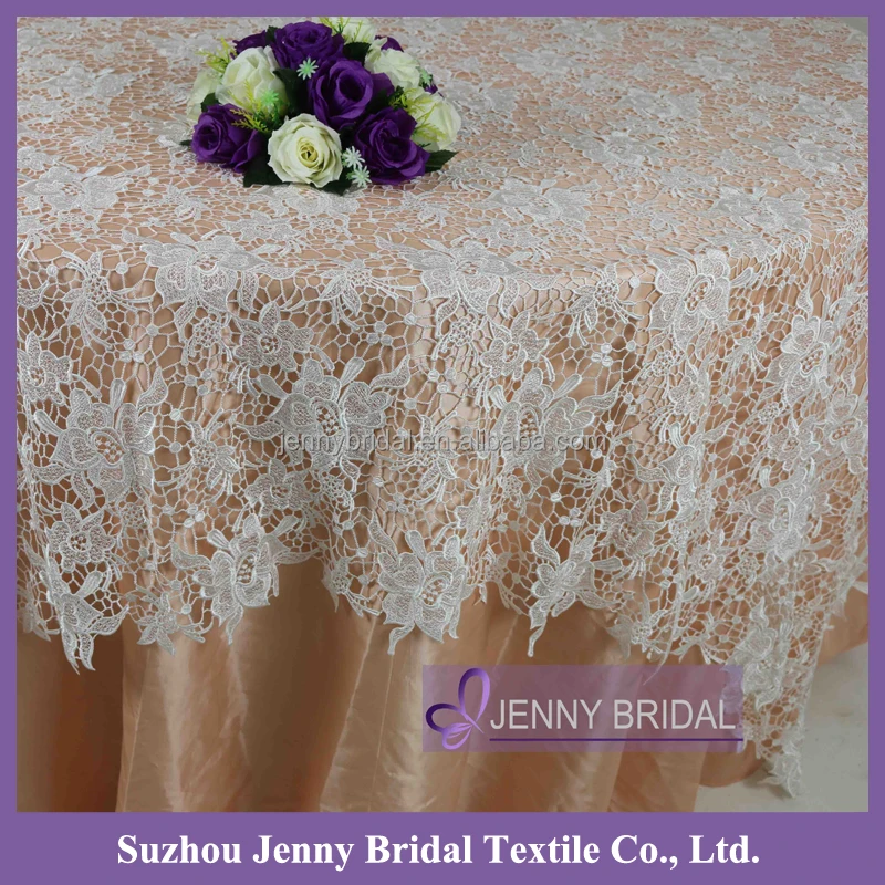 Tl052a Fancy Ivory 90 Round Lace Tablecloths For Wedding On Alibaba Com
