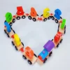 Hot selling Combination wood toy number mini model digital small train