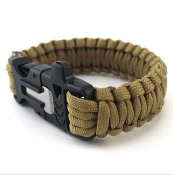 Whole Metal Clasp Survival 550 Cord Bracelet With Dog Tag Whole Metal Clasp Survival 550 Cord Bracelet With Dog Tag