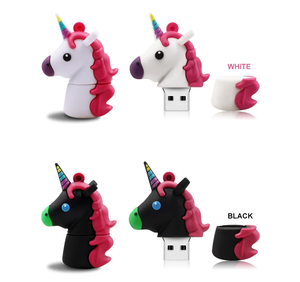 Fancy Kids Cartoon USB Flash Drive Movie Character Horse Animal Pendrive USB Stick For School Promotion Gift - ANKUX.COM