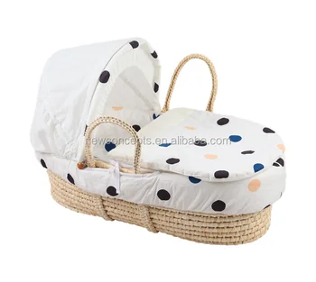 straw moses basket