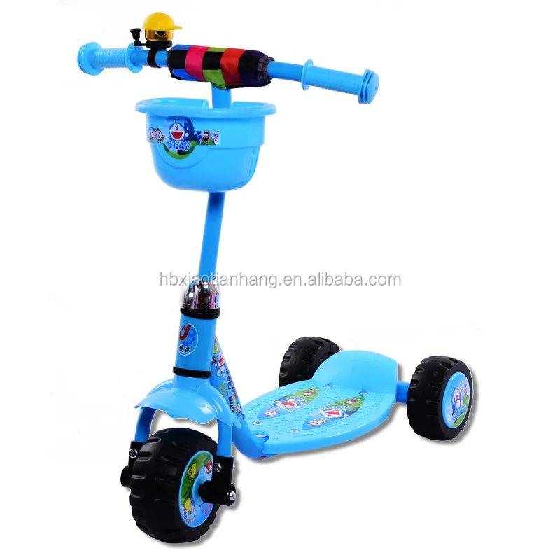 Kids Pedal Scooter With Big Wheels / Three Wheels Assembly Scooter For Kids Buy Kids Scooters