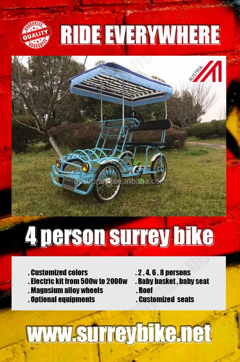 electric 4 person bike
