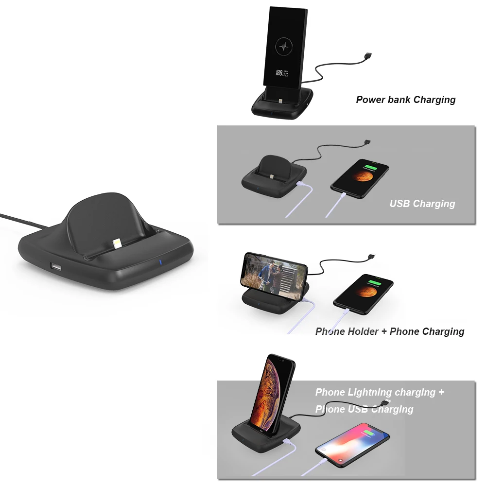 Best seller 10000mah dual usb multifunction power bank docking station - ANKUX.COM